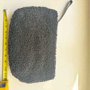 Banana Republic Black Sherpa Clutch